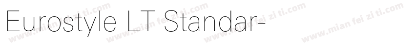 Eurostyle LT Standar字体转换